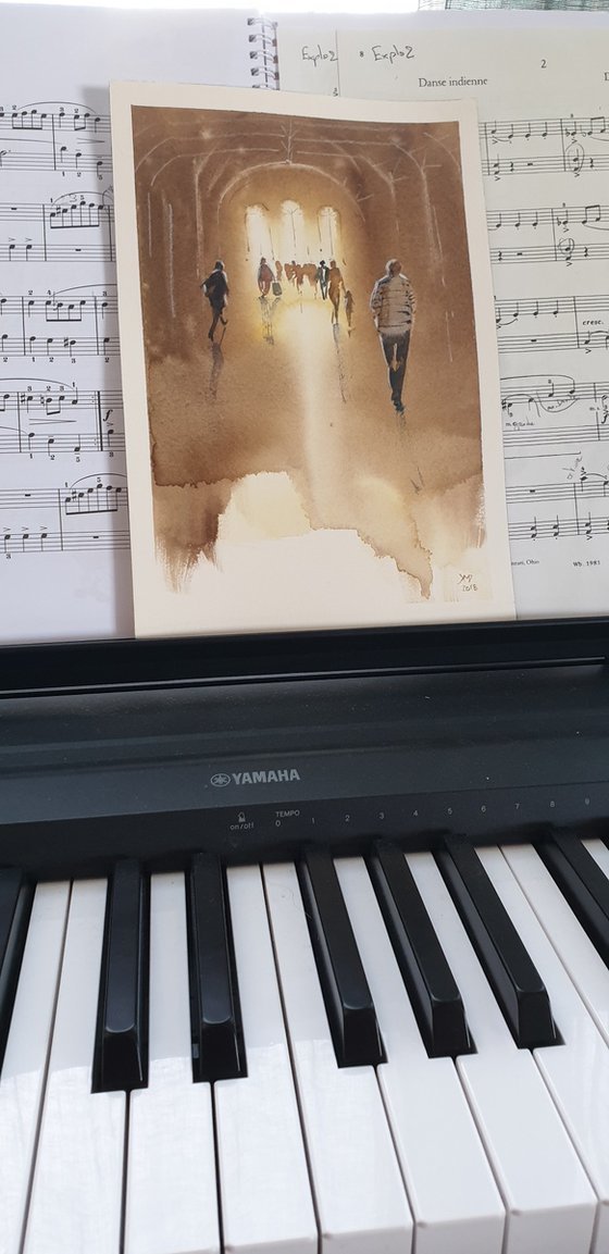 Busy summer morning / Train station wibe