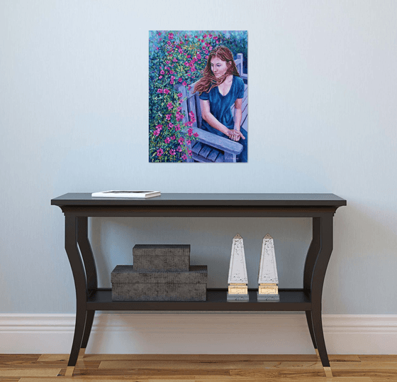 Grace - woman in garden