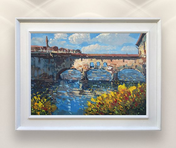 Ponte Vecchio Florence Oil Painting on Canvas