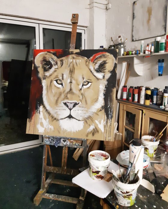 Big Cat - Lioness #6 - Series One of the big five