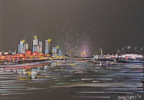 London Skyline - Docklands by John Curtis