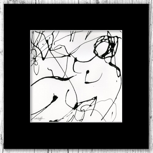 Doodle Nude 16 - Minimalistic Abstract Nude Art by Kathy Morton Stanion by Kathy Morton Stanion