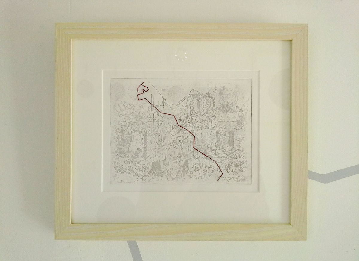 Impressionistic Transport Etchings & Engravings By Adam Grose Ma Pgce, 14 X 12, Ancestral Voices, Original Artwork