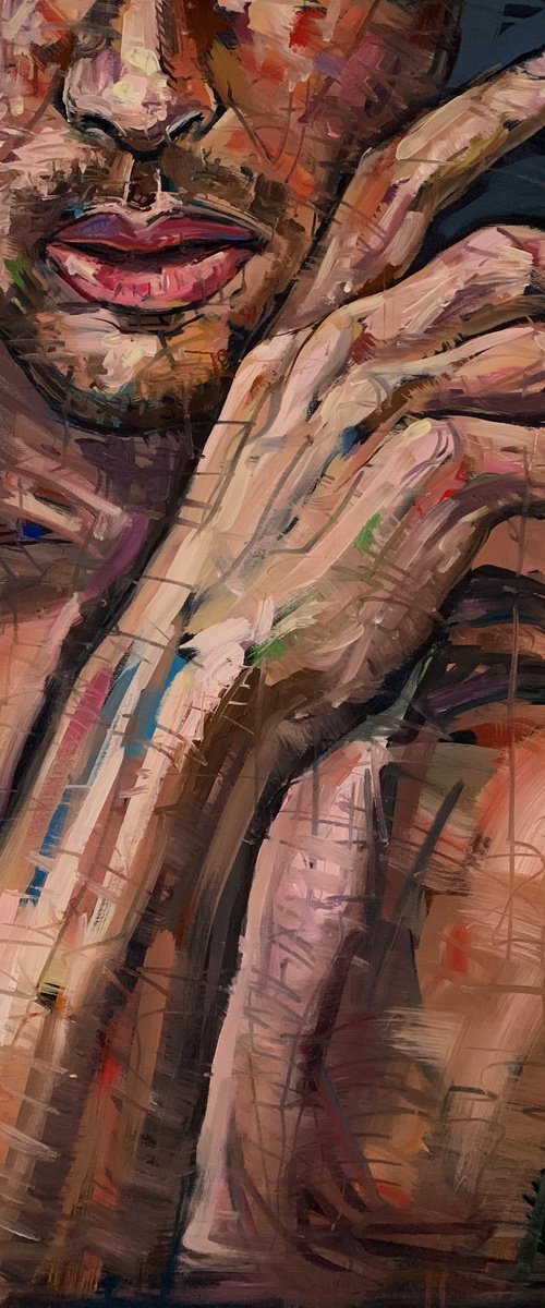 Male figure portrait by Emmanouil Nanouris