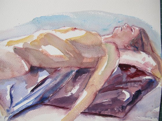 reclining female nude