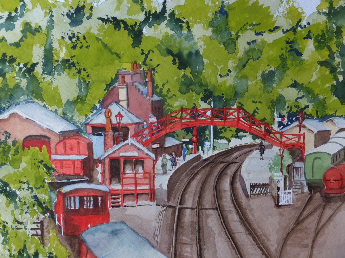 Goathland (or is it Hogsmeade) Railway Station by David Harmer