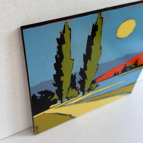 Painting "Bright Colorful Landscape"