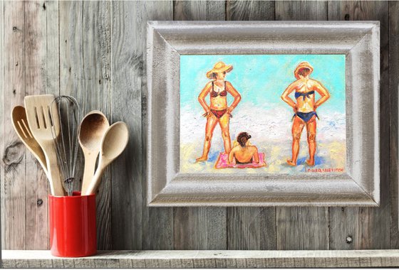 Three Women Sunbathing