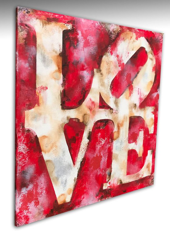 indiana love tribute (80 x 80 cm) Dee Brown