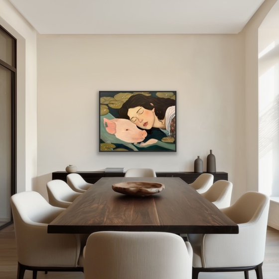 "Depends on the beads, depends on the pig"