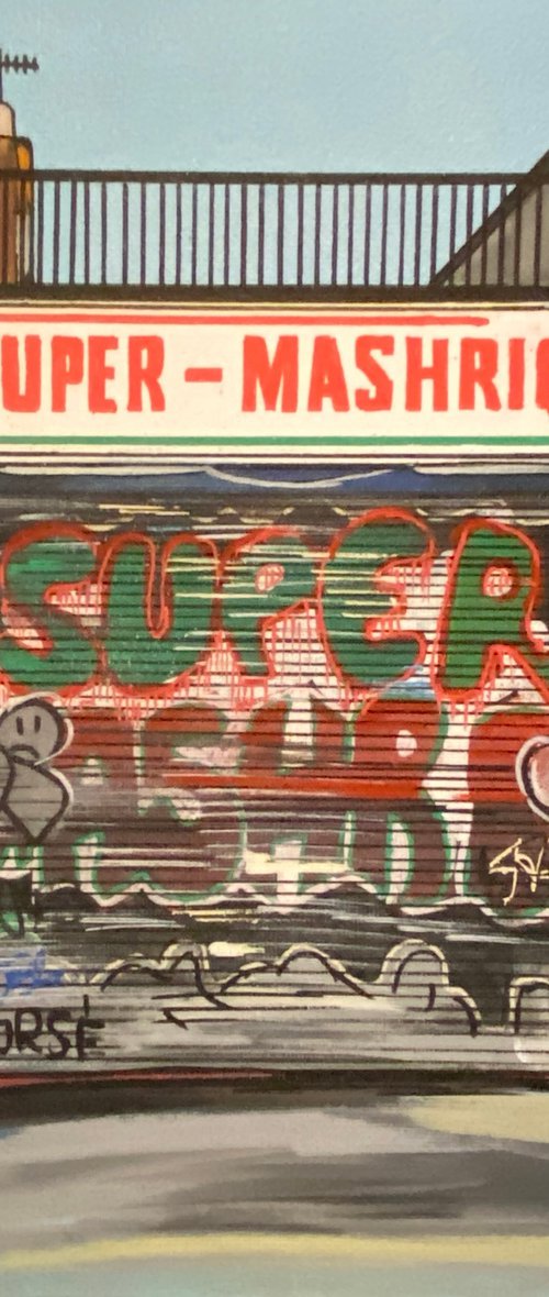 Super Mashriq -  Original on canvas board by John Curtis