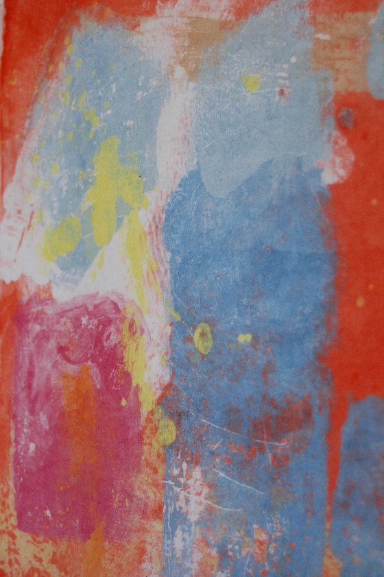 "Prelude". Monoprint.