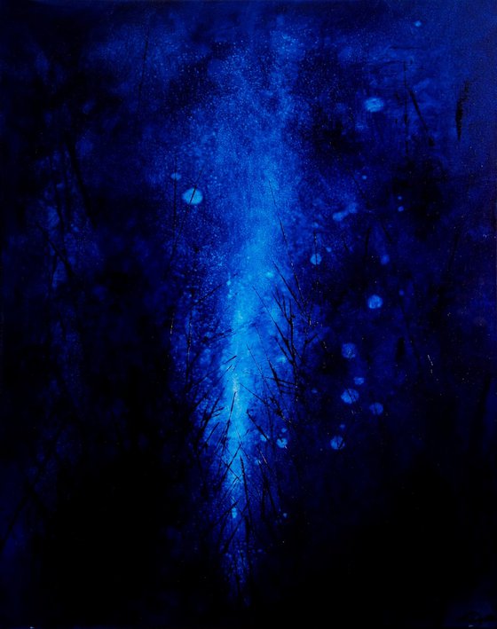 Deeper Blue (100 x 80 cm) XL oil (40 x 32 inches)