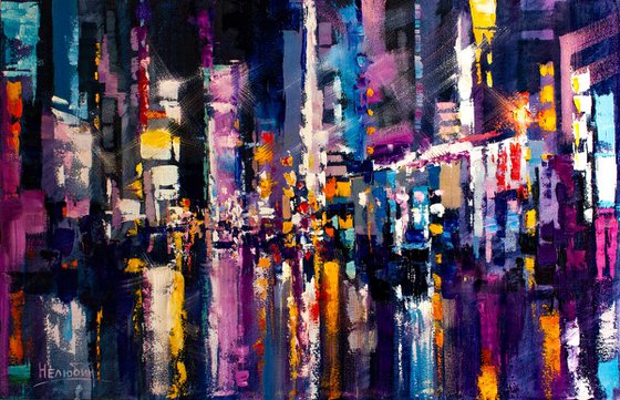 "City lights" cityscape