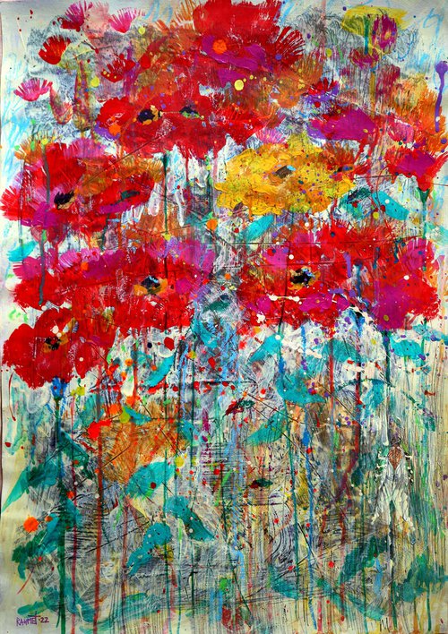 Fantasy with Flowers 60. by Rakhmet Redzhepov