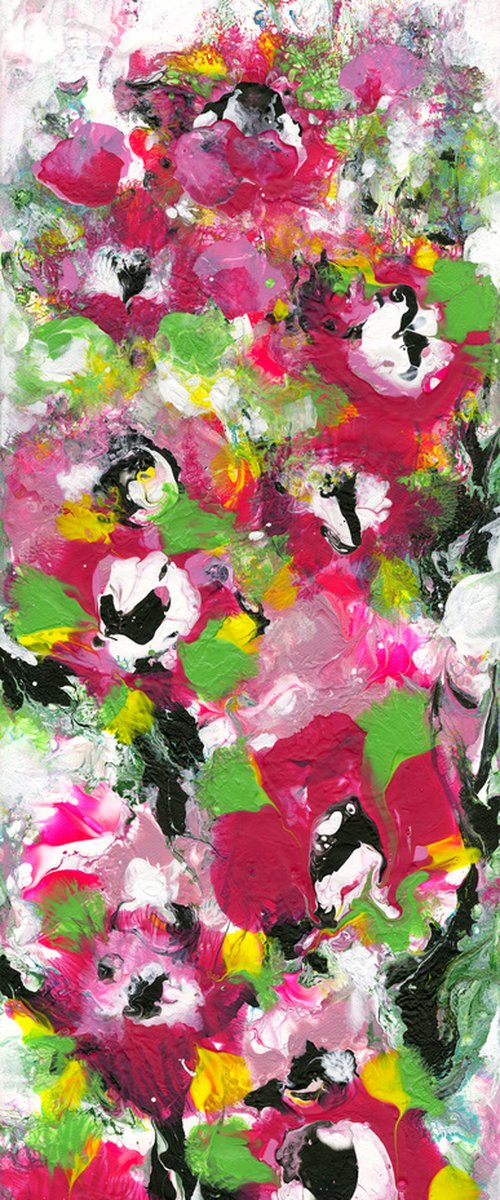 Enchanting Blooms 15 - Floral Painting by Kathy Morton Stanion by Kathy Morton Stanion