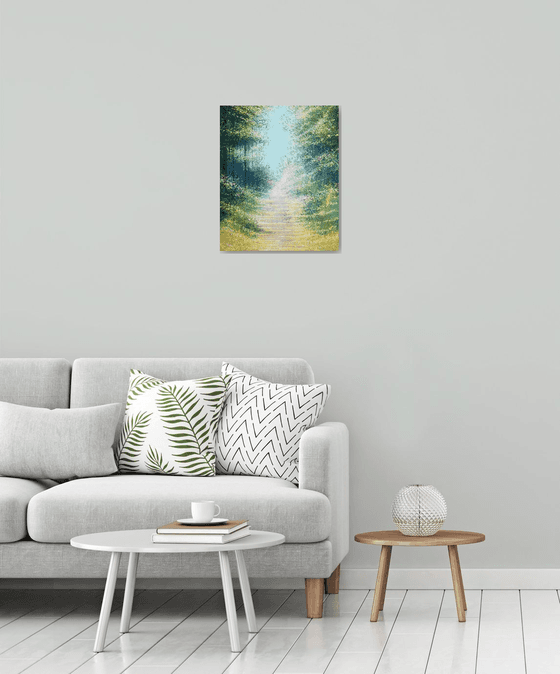 Forest Path In Sunlight