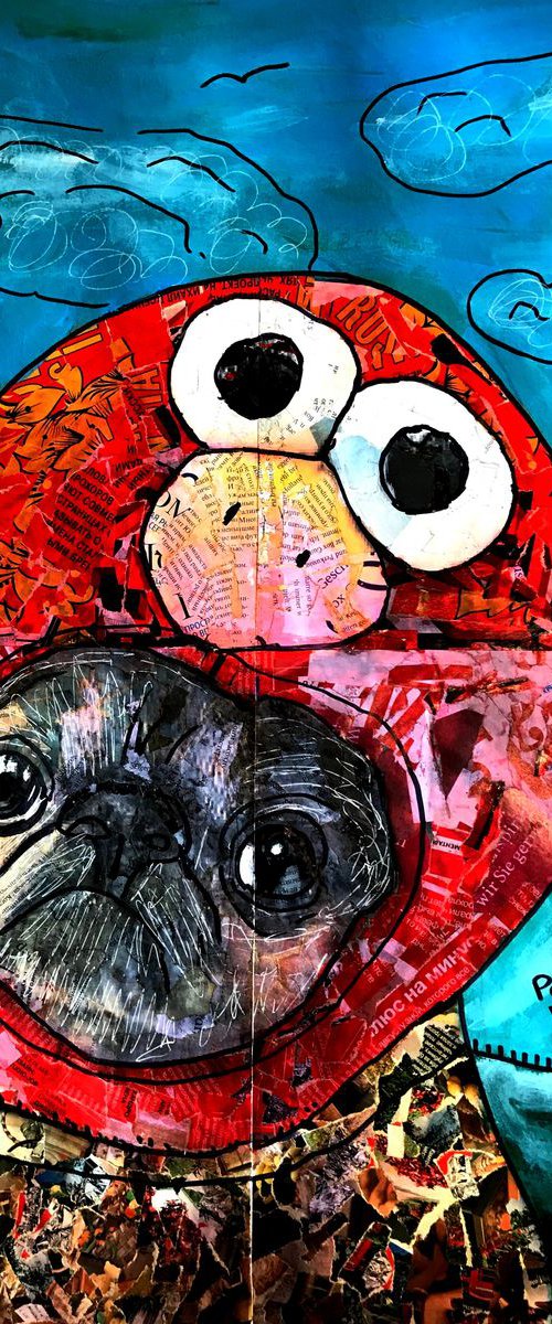 Portrait of funny dog by Pavel Kuragin