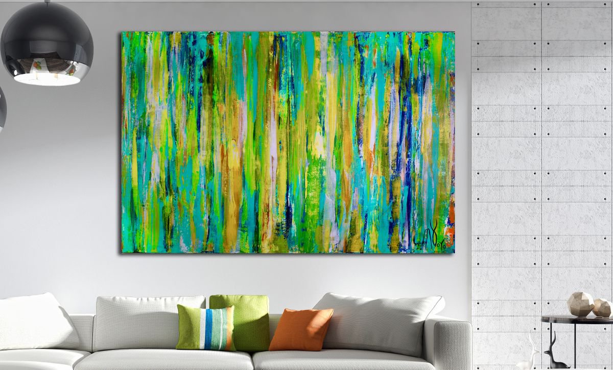 Enchanted Spectra 7 (Late Spring) By Nestor Toro, 60 X 40, Artwork For Sale On Artfinder