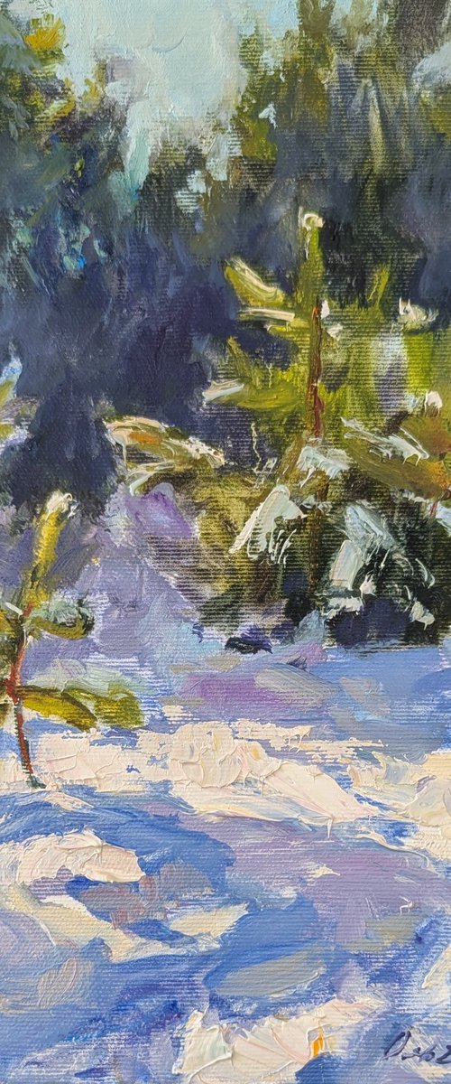 Happy snow by Olga Samar