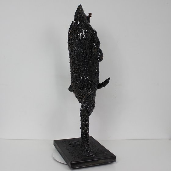 Metal Face Sculpture “Le Blond”