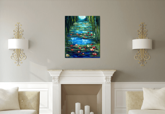 Monet Garden Water Lilies