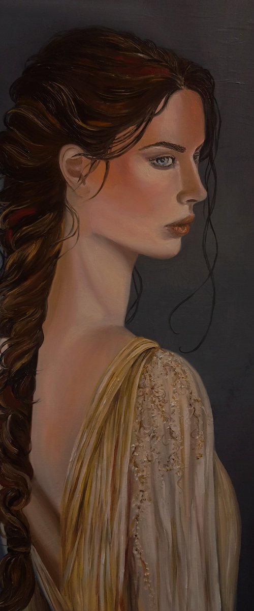 Female portrait by Anna Rita Angiolelli