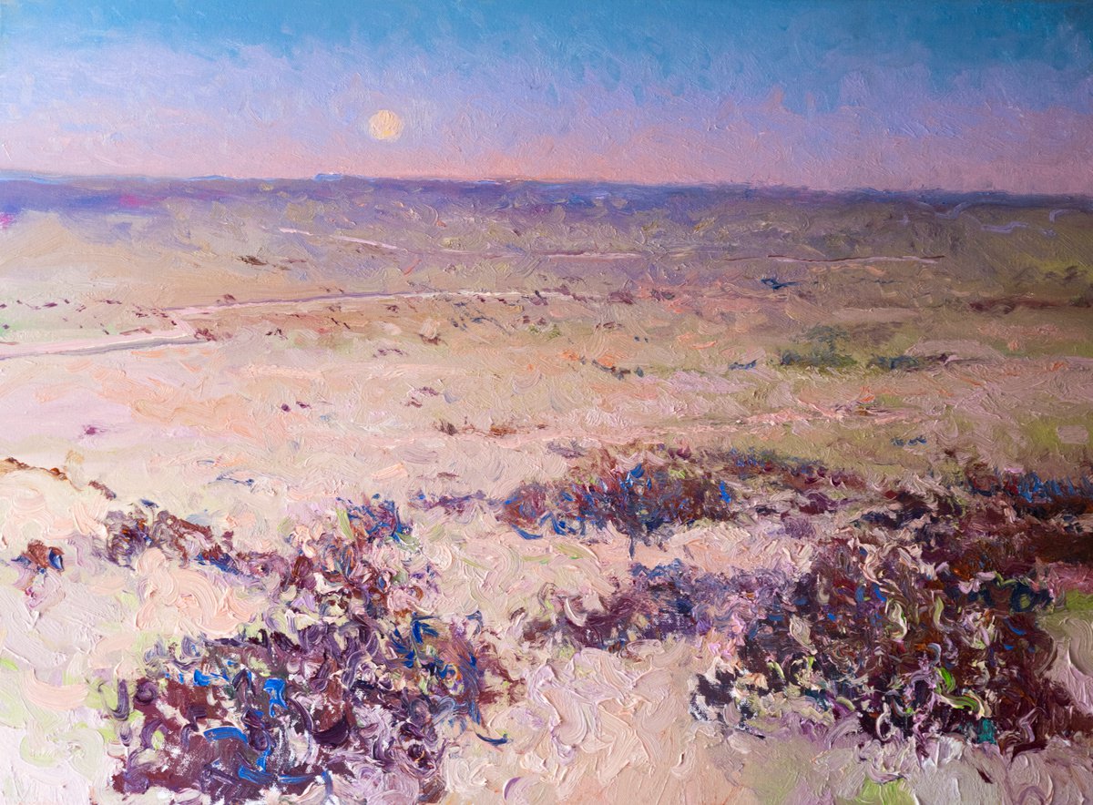 Evening In The Desert By Suren Nersisyan, 30 X 22, Artwork For Sale On Artfinder