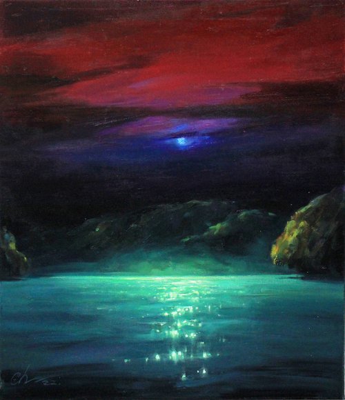Moonlight by Sergei Chernyakovsky