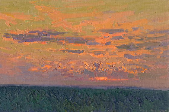 Sunset. June. Chamzinka