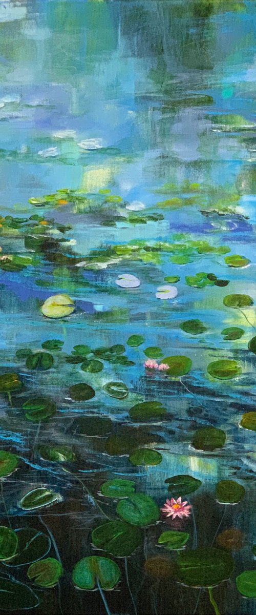 Water Lilies 1 by Sandra Gebhardt-Hoepfner