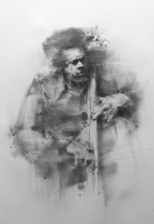 the jazz bassist by Tianyin Wang