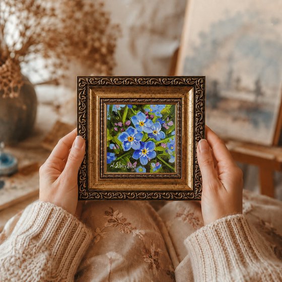 Blue Forget Me Nots