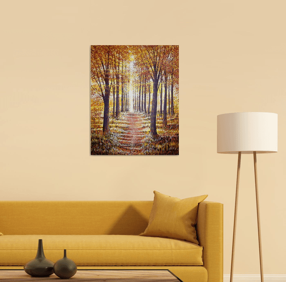 Light Through Autumn Trees
