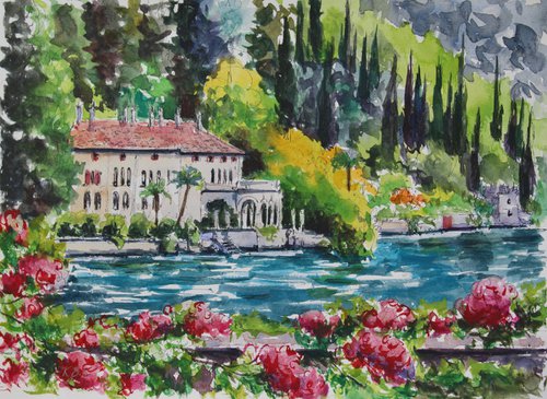 Lake Como Villa by Kristen Olson Stone