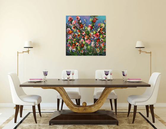Floral Painting "The Arrival of Spring"