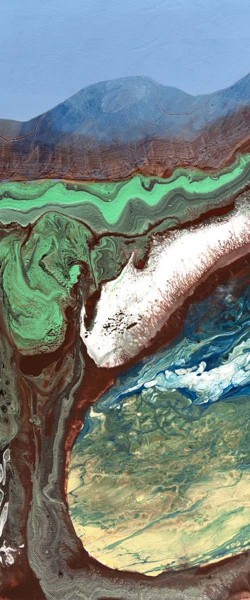 Layered Land by Elizabeth Anne Fox