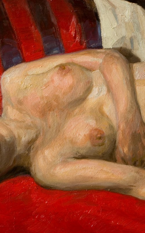 modern style nude of a nude woman by Olivier Payeur