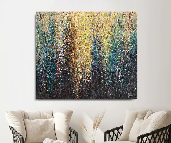 Golden Rain - Emerald