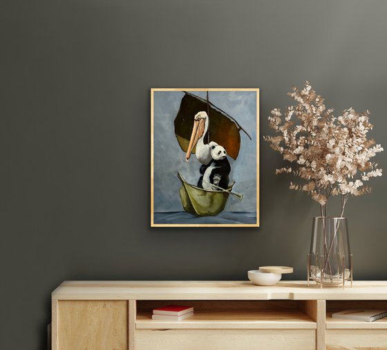 Pelican and Panda Went To Sea