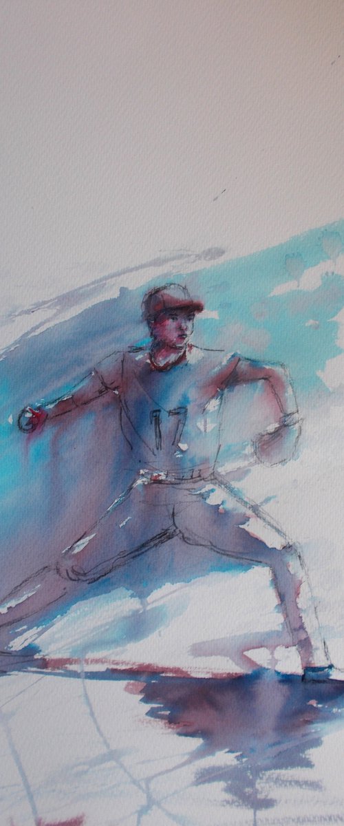 baseball player 18 by Giorgio Gosti