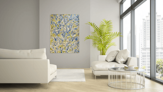 'Water Blue Flowers'