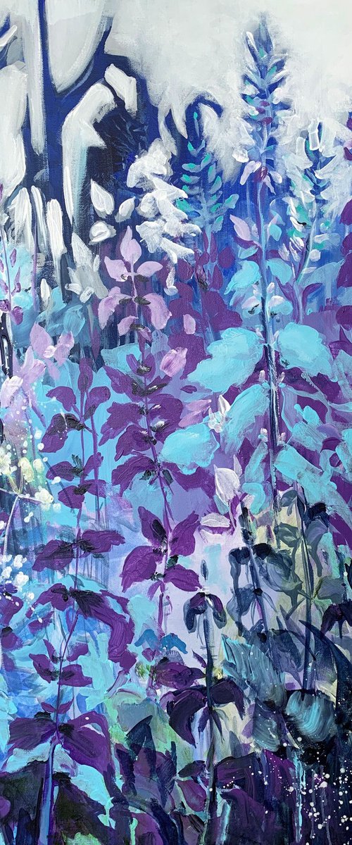 Blue garden by Irina Laube