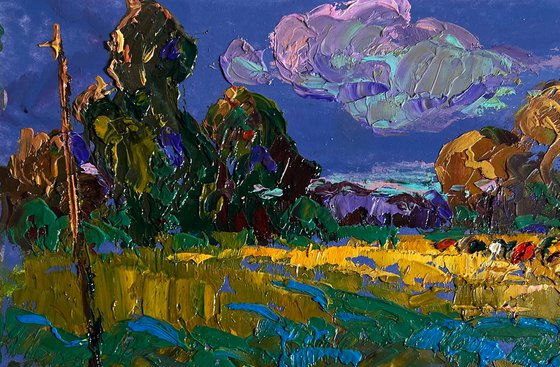 Evening rays of the sun