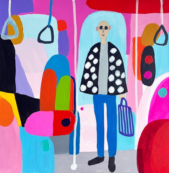 Bold and Joyful Fashion Man
