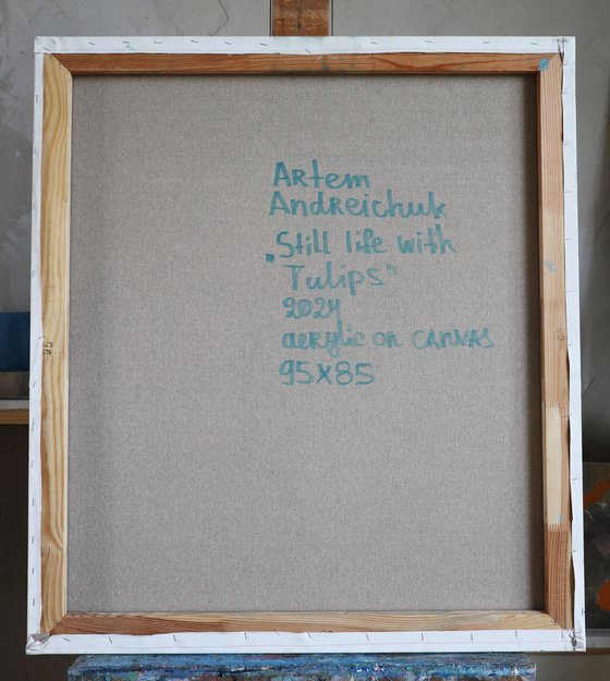 Still life with tulips