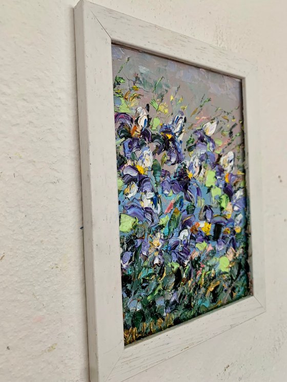 Miniature with flowers