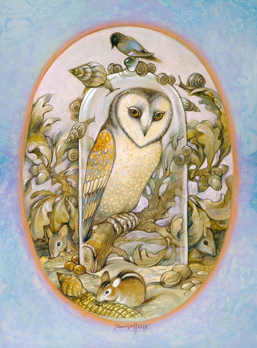 Owl. series The rare species by Alexander Daniloff