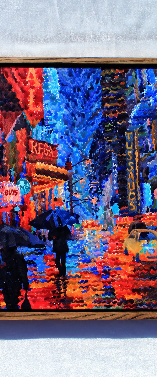 Rainy Evening in Times Square by Tanbelia