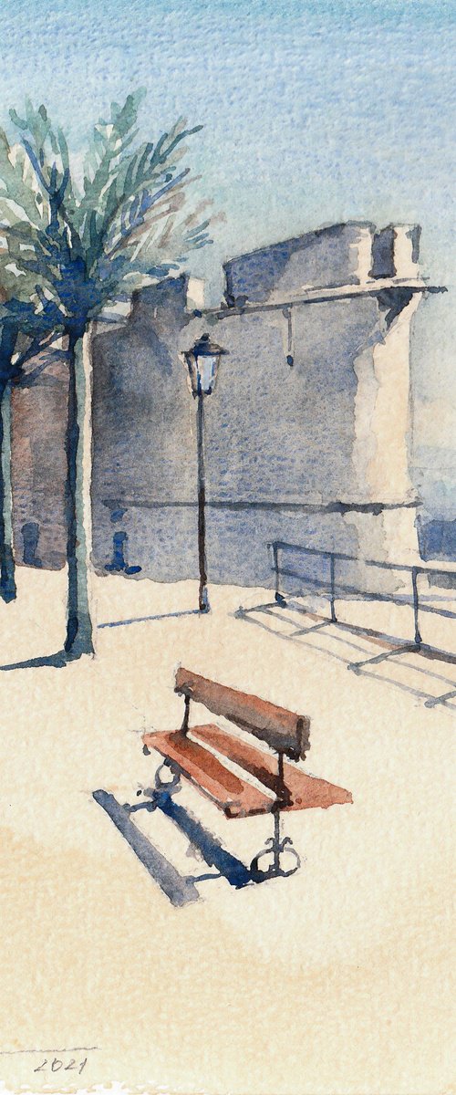 Antibes Morning Light by Tatiana Alekseeva
